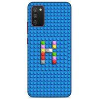 Lopard Samsung Galaxy A02S Uyumlu Kılıf BloX (22) Tam Koruma Kılıfı K Harfi