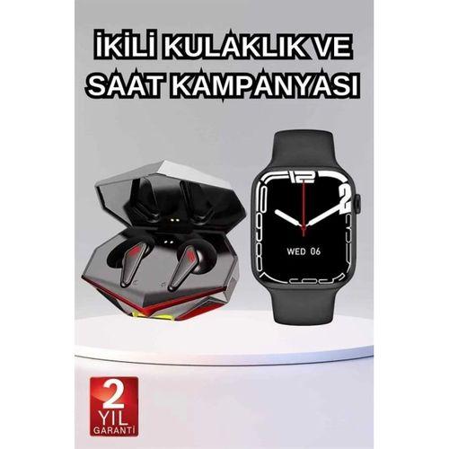 İkili Set Dev Kampanya Ucuz Kulaklık Ucuz Akıllı Saat Gürültü Önleyici Uzun Pil Ömrü