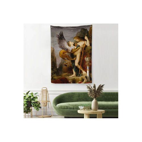 Oidipus ve Sfenks Gustave Moreau Duvar Örtüsü - Halısı-5985