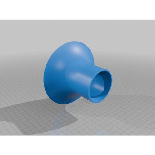 64mm 2,5-3mm Air Duct Bellmouth Velocity Stack 3D Baskı (Bu ürün Sadece Plastik parçadır - Almadan Önce Soru Sorabilirsiniz)