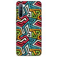 Geometrix 05 Oppo Reno 3 Kılıf Silikon Kapak