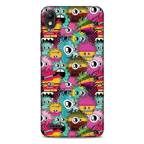 Graffitix (35) Desenli Silikon Kapak LG K20 2019 Kılıf