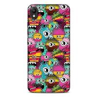 Graffitix (35) Desenli Silikon Kapak LG K20 2019 Kılıf