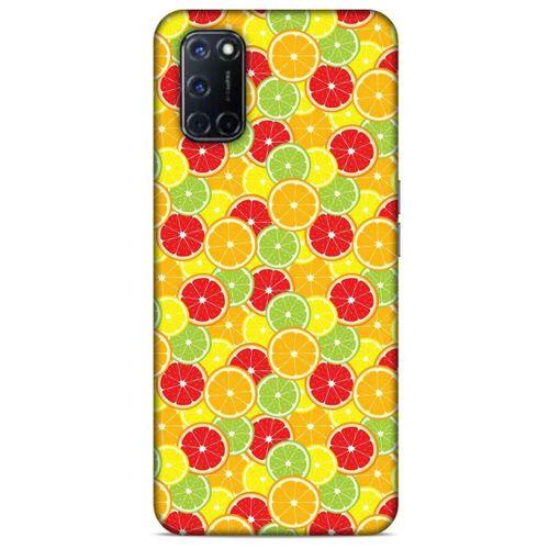 Frutix Turunç 03 Oppo A92 Kılıf Desenli Silikon
