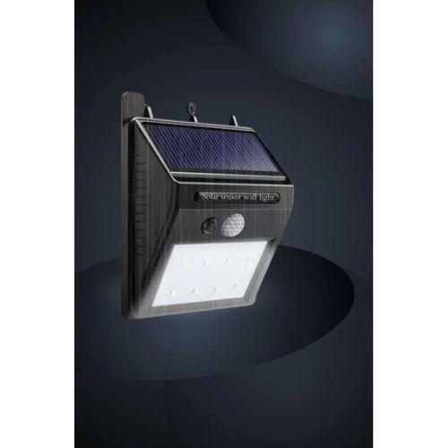 Bahçe Aydınlatma Sensörlü Güneş Enerjili Duvar Lambası 40 Led Işık