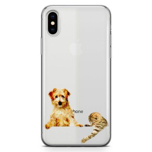 Apple iPhone XS Max Kılıf Avustralya Terrier Arka Kapak Koruma Desenli Full Koruyucu