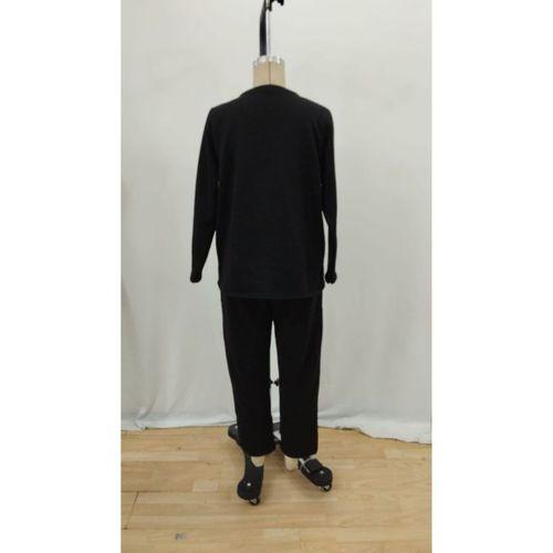 Kadın Uzun Kollu Yanları Nervurlu Viskon Iki Iplik Ve Pantolon Ikili Takım