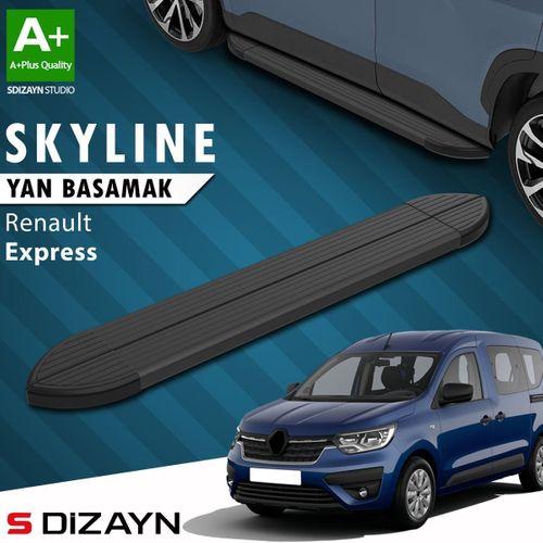 S-Dizayn Renault Express Skyline Siyah Yan Basamak 203 Cm 2021 Üzeri A+ Kalite