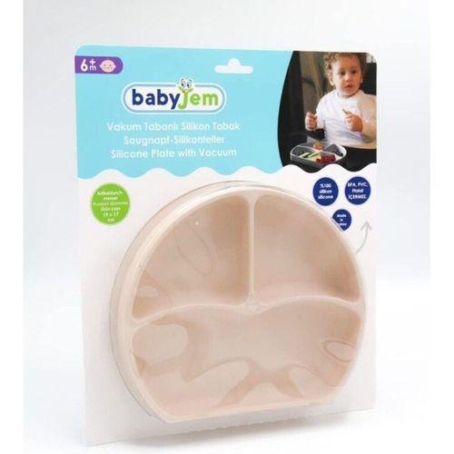 BabyJem BabyJem Silikon Tabak 715 Ekru
