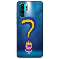 Huawei P30 Pro Kılıf Depresyon (12) Koruyucu Silikon Kırmızı Bordo