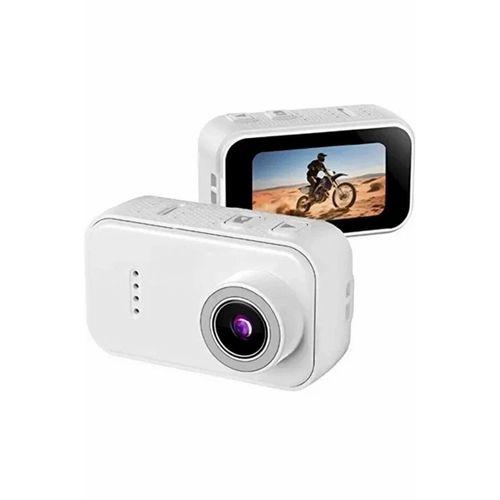 F2 2k 1080p Parmak Kamera 130° Geniş Açı Ips Ekranlı 25g Mini Taşınabilir Cep Kamerası Beyaz