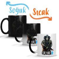 Payday 2 Skulldozer Sihirli Kupa Bardak Porselen