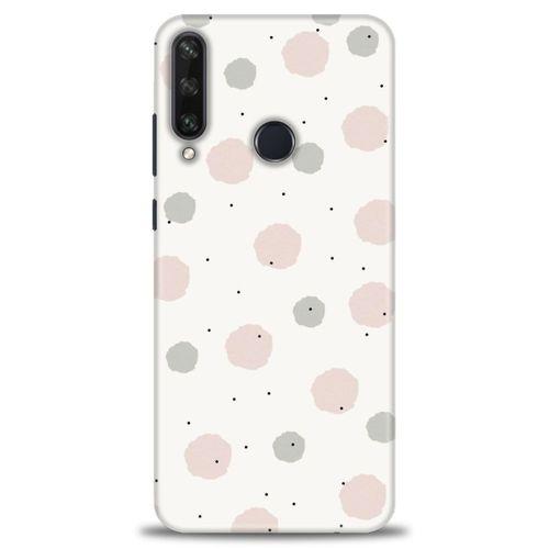Huawei Y6P Kılıf HD Baskılı Kılıf - Soft Benekler + Tam Ekran Koruyucu