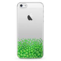 Apple iPhone 5 Kılıf Yoncalar Arka Kapak Koruma Desenli Full Koruyucu