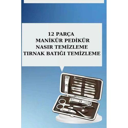 12 Parça El Ayak Temizleme Pense Kir Temizleme Atı Kaş Cımbızı