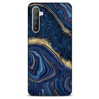 Realme XT Uyumlu Kılıf Mavi Delisi (1) Kılıfı Mermer