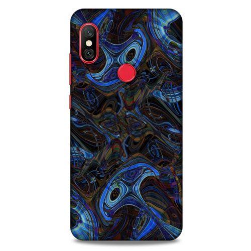 Xiaomi Mi A2 Lite Uyumlu Kılıf Mavi Delisi (6) Silikon Kılıf Taş