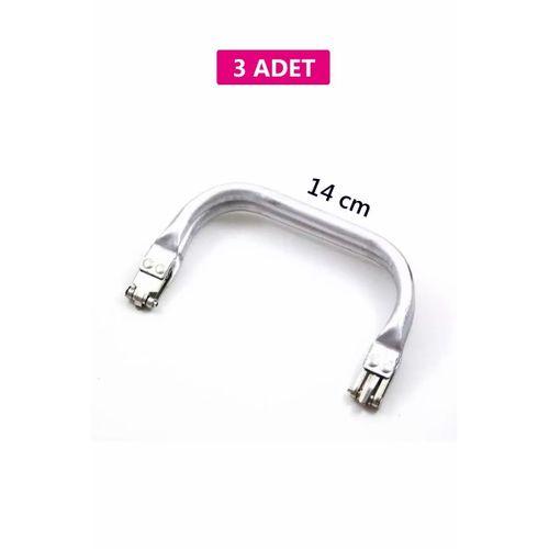 Gizli Metal Çanta Bursu – 3 Adet - 14 cm - Metal Çanta Aparatı Çanta Aksesuarı