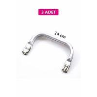 Gizli Metal Çanta Bursu – 3 Adet - 14 cm - Metal Çanta Aparatı Çanta Aksesuarı