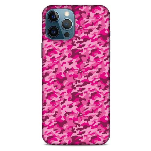 Apple iPhone 12 Pro Max Uyumlu Kılıf Pembe Delisi (32) Soft Silikon Kılıf Kamuflaj
