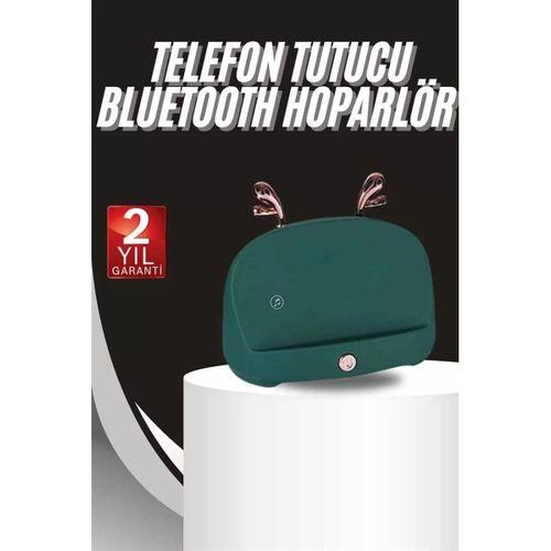 Bluetooth Hoparlör Uzun Pil Ömrü Yüksek Ses Kaliteli Kablosuz Telefon Tutma