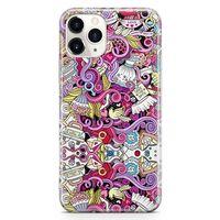 Apple iPhone 11 Pro Kılıf Sevgili Doodle Arka Kapak Koruma Desenli Full Koruyucu
