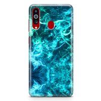 Samsung Galaxy A20s Kılıf Havuz Havuz Arka Kapak Koruma Desenli Full Koruyucu