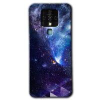 Tecno Camon 16 Kılıf HD Desen Baskılı Arka Kapak - Galaksi + Kırılmaz Cam