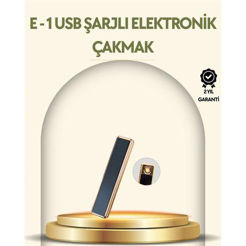 Usb Şarjlı Alevsiz Elektronik Çakmak – Rüzgara Dayanıklı, Gazsız, Güvenli Kullanım