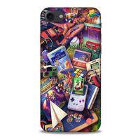 Retro (34) Desen Slim Armor Kılıf Renkli Apple Iphone 8 Kılıf