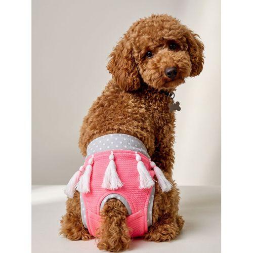 Neo Pink Dişi Köpek Regl Külotu | Köpek Donu | Köpek İç Çamaşırı | Pet Kıyafet | Küçük Irklar İçin