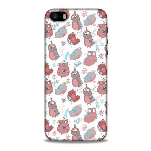 Baykuşlar (42) Desenli Silikon Kapak Telefon Kabı Apple iPhone SE Kılıf