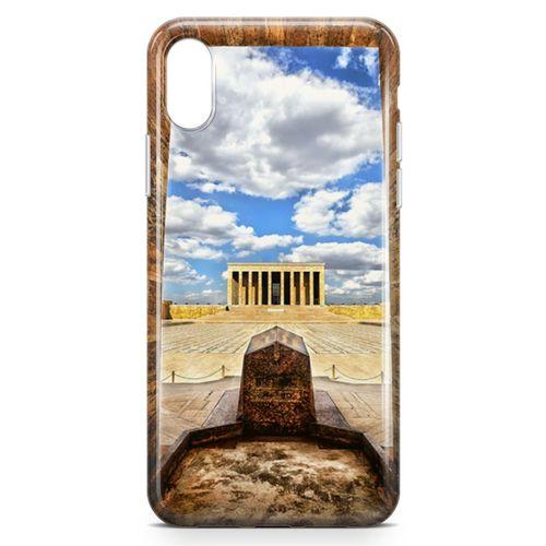 Apple iPhone XS Kılıf Anıtkabir Perspektif Arka Kapak Koruma Desenli Full Koruyucu