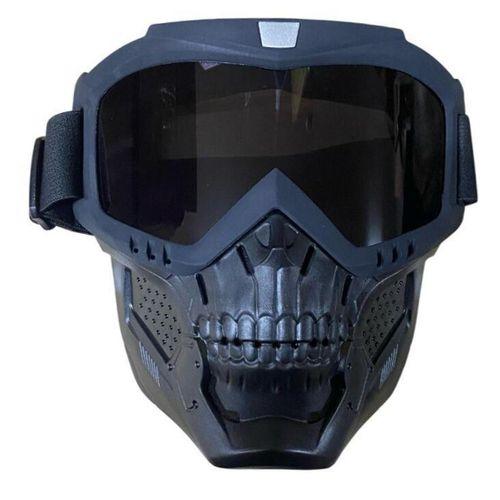 JET KASK MASKESİ ŞEFFAF KURU KAFA