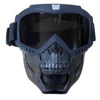 JET KASK MASKESİ ŞEFFAF KURU KAFA