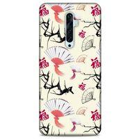 Oppo Reno 2z Kılıf Japonya (44) Tough Armor Kılıf Japon Yelpazesi Çiçeği