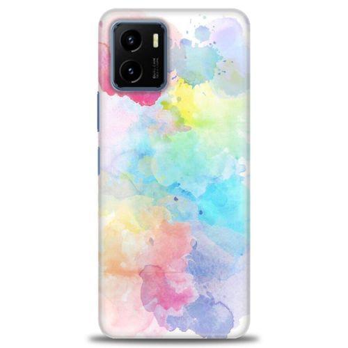 Vivo Y32 Kılıf HD Baskılı Kılıf - Renk Paleti + Tam Ekran Koruyucu