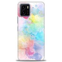 Vivo Y32 Kılıf HD Baskılı Kılıf - Renk Paleti + Tam Ekran Koruyucu