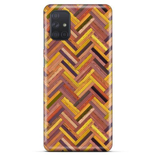 Lopard Samsung Galaxy M51 Uyumlu Kılıf Wood'X (39) Liquid Crystal Kılıf Baskılı