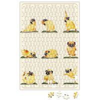 Pug Yoga Köpek Puzzle 240 Parça Yapboz