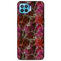 Mermer Desenli (40) Tema Fit Silikon Kılıf Menekşe Oppo Reno 4 Lite Kılıf