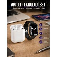 2025 Model Akıllı Saat Ve 2 nesil Tws Bluetooth Kulaklık Anc Özelliği Amoled Ekran