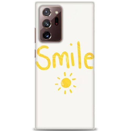 Samsung Galaxy Note 20 Kılıf HD Baskılı Kılıf - Smile Güneş + Tam Ekran Koruyucu