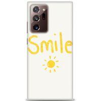Samsung Galaxy Note 20 Kılıf HD Baskılı Kılıf - Smile Güneş + Tam Ekran Koruyucu
