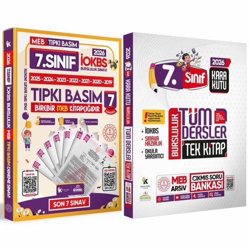 2026 7 Sınıf İOKBS PAKET 7li Tıpkı Basım/Tüm Dersler Tek Kitap Çözümlü Çıkmış Soru Bankası 2li Set