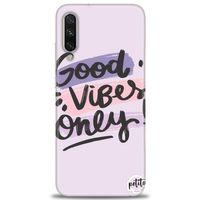 Xiaomi Mi A3 Kılıf HD Baskılı Kılıf - Good Vibes + Tam Ekran Koruyucu