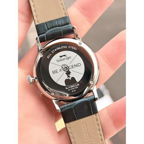 Slazenger Deri Kordon Takvimli Kadran 10 Atm Suya Dayanıklı 2 Yıl Garantili Erkek Kol Saati N2562.03