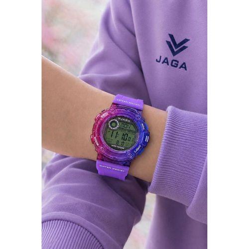 JAGA Unisex Dijital Genç Ve Çocuklara Özel Kol Saati 100 Mt Su Geçirmez Alarm Ve Kronometreli JG.20