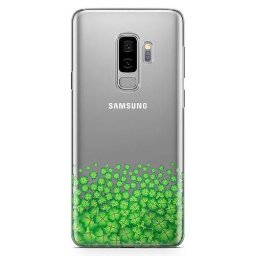 Samsung Galaxy S9 Plus Kılıf Yoncalar Arka Kapak Koruma Desenli Full Koruyucu