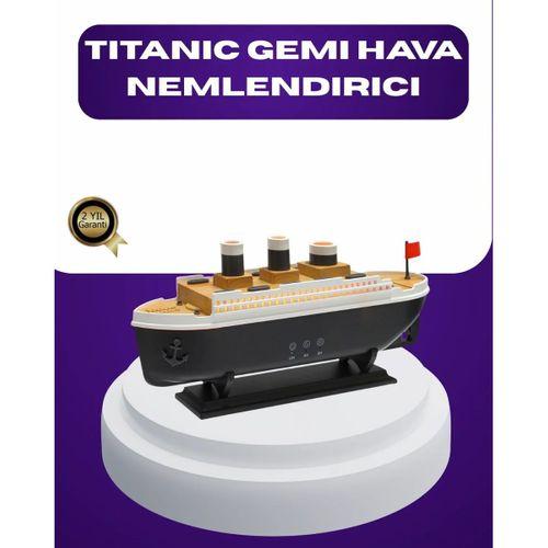 Titanik Gemi Tasarımlı Led Işıklı Hava Nemlendirici Buhar Efektli Oda Difüzörü